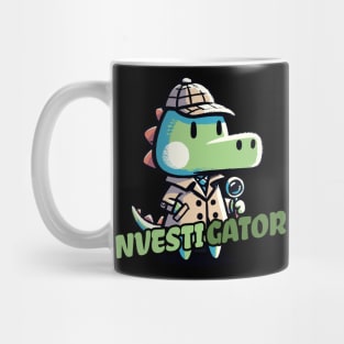 Investigator Aligator Detective Mug